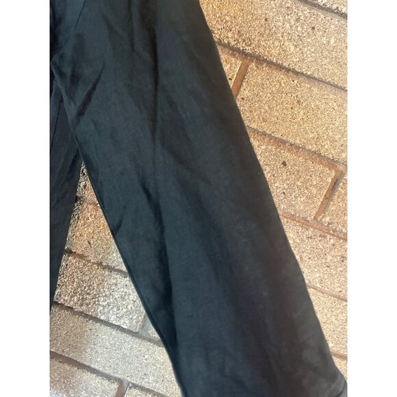 Bloomingdales Black 100% Linen Long Sleeve Button-Up Shirt XL NWT - Picture 5 of 11